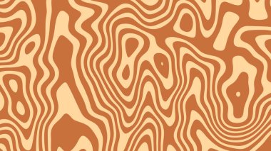 Dalgalı fıstıklı çikolata desenli karamel arka plan girdap dalgalı tereyağı.