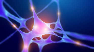 Nöron Yapısı ve Anatomisi: Nöron Beyni, Sinaps, 3D Nöronlar, Ateşleme Paternleri, Yapay Nöronlar ve Soyut ve Bilimsel Arkaplanlardaki Simgeleri Keşfetmek