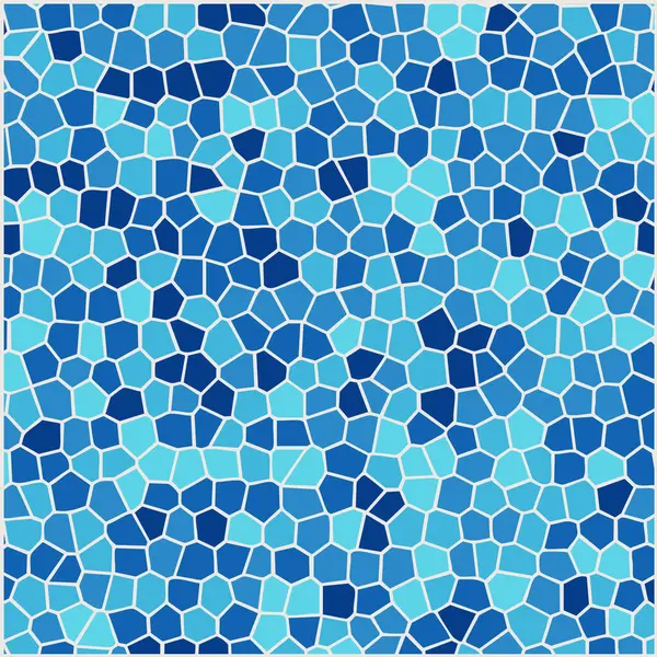 Deniz mavisi desenli Yunan mozaik döşemesi Roma antik süsü arka planında. İtalyan dairesel taş dalga sınır çizimi. Klasik Akdeniz radyal kaldırım dekoru.