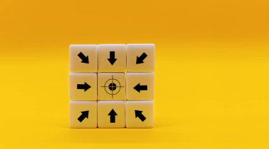 Ticari Başarı Hedefleri ve Hedefleri Pazarlama ve iş başarısını hedefleyen kavramlar.