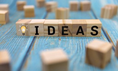 Expressing the process of coming up with ideas