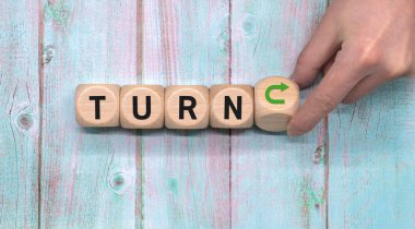 change one's mind, decision, direction