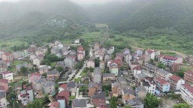 Hangzhou Çin 'in kırsal manzarası. Yüksek kalite 4k görüntü