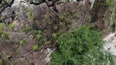 Taihuyuan, Hangzhou 'daki doğal manzaranın havadan görünüşü. Yüksek kalite 4k görüntü