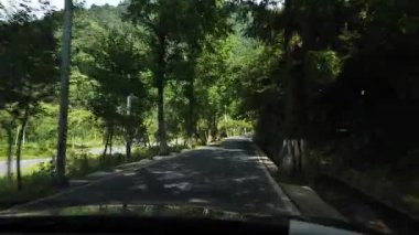 Zhejiang vilayetindeki köy manzaralı sondaj. Yüksek kalite 4k görüntü