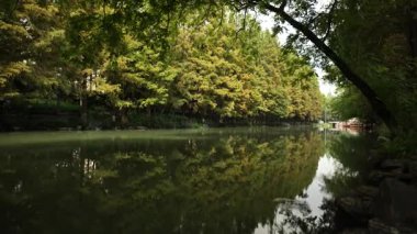 Batı Gölü kıyılarında korunmuş tarihi güzellik. Yüksek kalite 4k görüntü