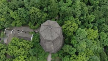 Liuheta Kültür Parkı, Hangzhou, Zhejiang, Çin. Yüksek kalite 4k görüntü