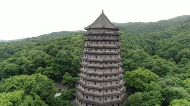 Liuheta Kültür Parkı, Hangzhou, Zhejiang, Çin. Yüksek kalite 4k görüntü