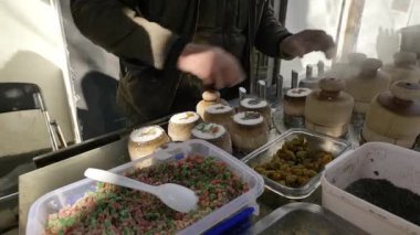 Şangay Zhujiajiao 'daki doğal ve kültürel manzaralar. Yüksek kalite 4k görüntü