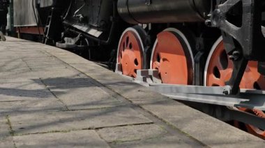 Bahar, kiraz çiçekleri ve trenler. Hangzhou Çin 'in güzel manzarası. Yüksek kalite 4k görüntü