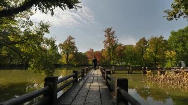 Natural and cultural scenery when walking in tianping mountain, suzhou, China. High quality 4k footage