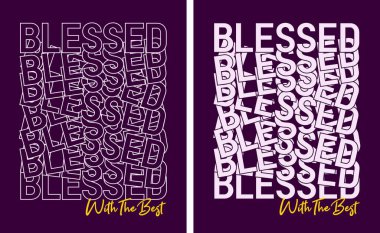  Alfabenin farklı biçimlerindeki harflerden oluşan kutsal slogan tişörtü. vektör illüstrasyonu