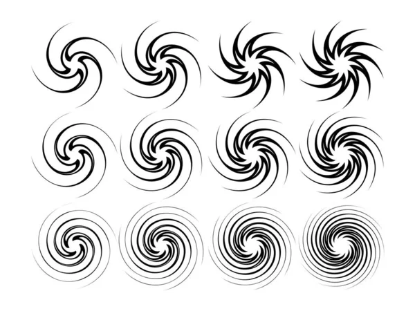 Patrón Abstracto Espiral Remolino Ilustración Vectorial — Archivo Imágenes Vectoriales