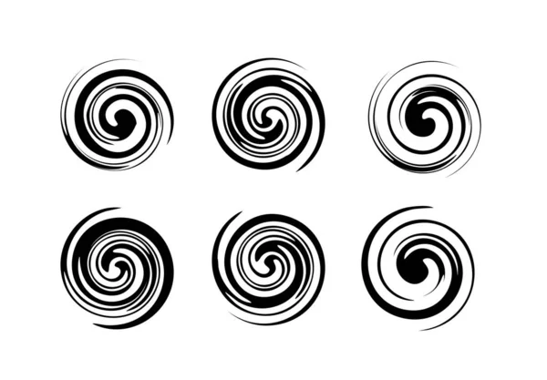 Illustration Vectorielle Spirale Tourbillonnante Fond Abstrait — Image vectorielle