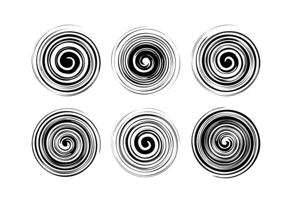 Абстрактный Фон Спиральными Кругами Векторная Иллюстрация — стоковый вектор