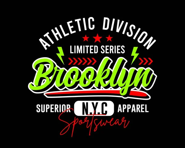 stock vector Brooklyn NYC t-shirt design for tee apparel