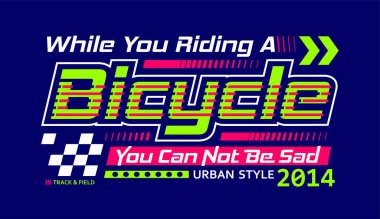 Bisiklet sürerken, motivasyon otomotiv sloganı