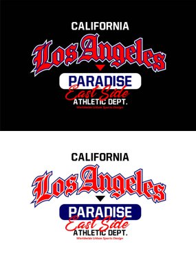 Los Angeles klasik üniversite takımı, grafik tasarımı, slogan tişörtü, vektör illüstrasyonu, tişört baskısı vs..
