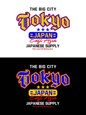 Tokyo klasik üniversite takımı, grafik tasarımı, slogan tişörtü, vektör illüstrasyonu, tişört baskısı vs..