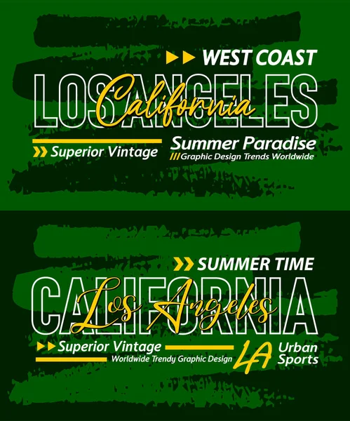 Kaliforniya Los Angeles şehir yazı tipi grunge Üstün vintage, grafik tasarım, slogan t-shirt, tipografi, vektör illüstrasyonu, tişört baskısı vs..