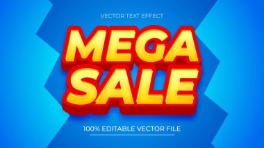 Büyük indirimli metin efekti sarı ve kırmızı gradyan modern komedi tarzı