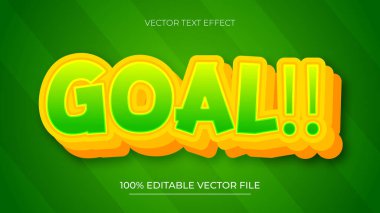 Soyut ve premium vektör ile hedef metin efekti şablonu