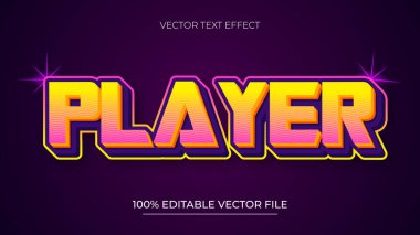Oyuncu metin efekti düzenlenebilir Esports ve Oyun metin biçimi