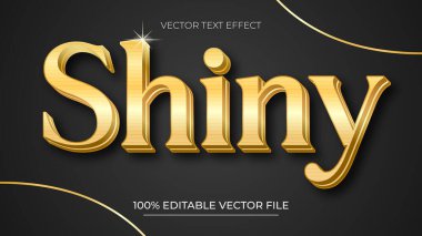 Parlak 3d düzenlenebilir parçacık konseptli şablon