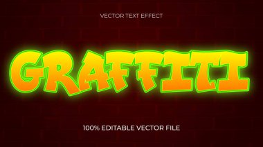 Graffiti metin efekti düzenlenebilir sokak titreşimleri metin biçimi