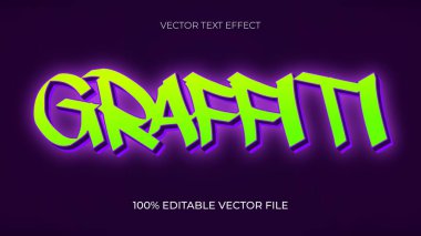 Graffiti metin efekti düzenlenebilir sokak titreşimleri metin biçimi