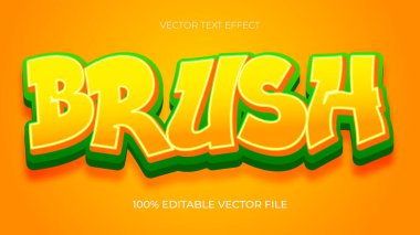 Düzenlenebilir metin efekti renk sokak graffiti duvar biçimi