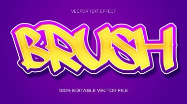 Düzenlenebilir metin efekti renk sokak graffiti duvar biçimi