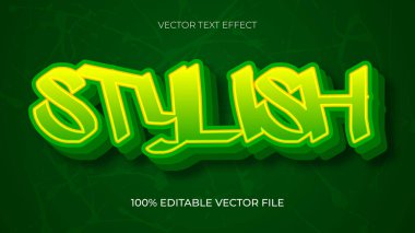 Düzenlenebilir stil metin efekti düzenlenebilir grafiti ve sokak metin biçimi