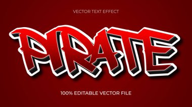 Korsan metin efekti düzenlenebilir sprey ve grafiti boya tarzı