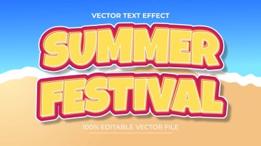 Düzenlenebilir metin biçimi efekti Yaz metin biçimi teması