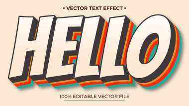 Düzenlenebilir metin biçimi efekti Merhaba metin tarzı temasıName