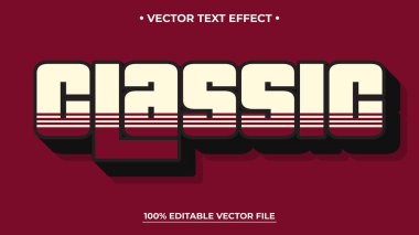 Klasik retro düzenlenebilir metin efekti alfabe yazı tipi yazı tipi tipi