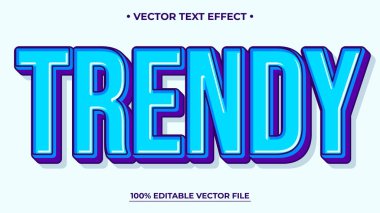 Düzenlenebilir metin efekti 3d Çizgi film şablon biçimi premium vektörü