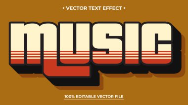 Klasik Müzik düzenlenebilir metin efekti alfabe yazı tipi yazı tipi tipi