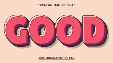 Düzenlenebilir metin biçimi efekti - grunge biçimi temasında iyi bir retro metin