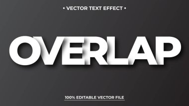 Üstüste binen metin efekti Düzenlenebilir yazı tipi biçimi