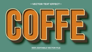 Düzenlenebilir metin biçimi efekti Grunge biçimi temalı kahve retro metni