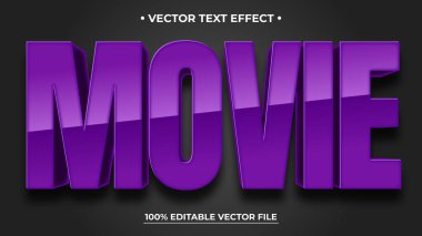 Savaş temaları için uygun mor renkli 3d düzenlenebilir metin efekti