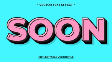 Pembe retro klasik metin efekti, düzenlenebilir metin efekti