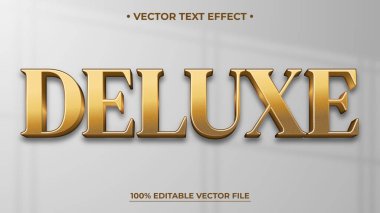 Lüks metin, zarif ve altın metin efekti biçimi