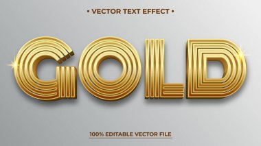 Altın Lüks metin düzenlenebilir metin efekti biçimi