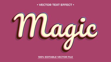 Sihirli Düzenlenebilir Metin Efekti, Klasik Klasik Eski Metin Biçimi