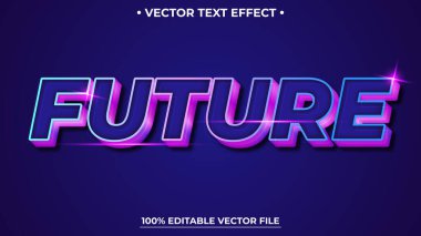 Modern, düzenlenebilir metin efekti canlı, modern renk parlak. Metin tarzı efekti. Düzenlenebilir yazı tipi vektör dosyaları