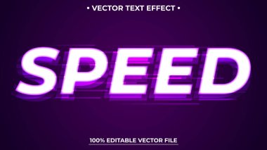 Gelecekçi mor ışık düzenlenebilir metin efekti düzenlenebilir yazı tipi vektör dosyası