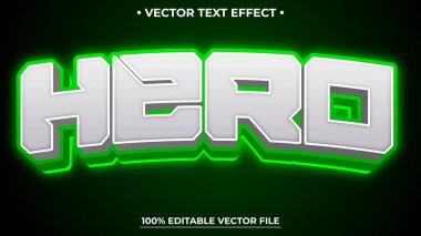 Dijital teknoloji teması için uygun 3d düzenlenebilir metin efekti